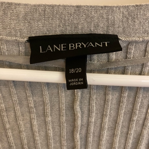Lane Bryant light gray cardigan - Picture 2 of 6